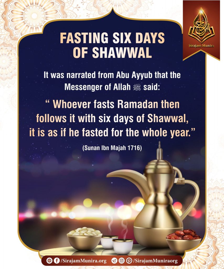 Fasting six days of Shawwal