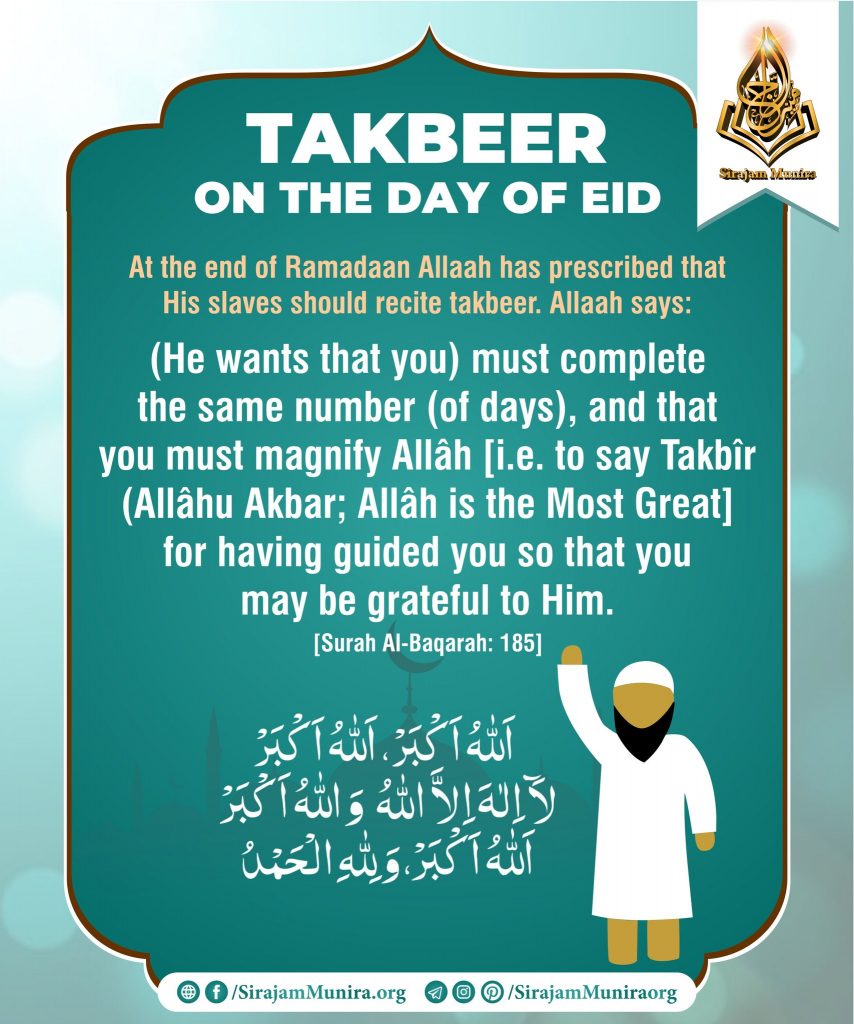 Takbeer on the day of Eid