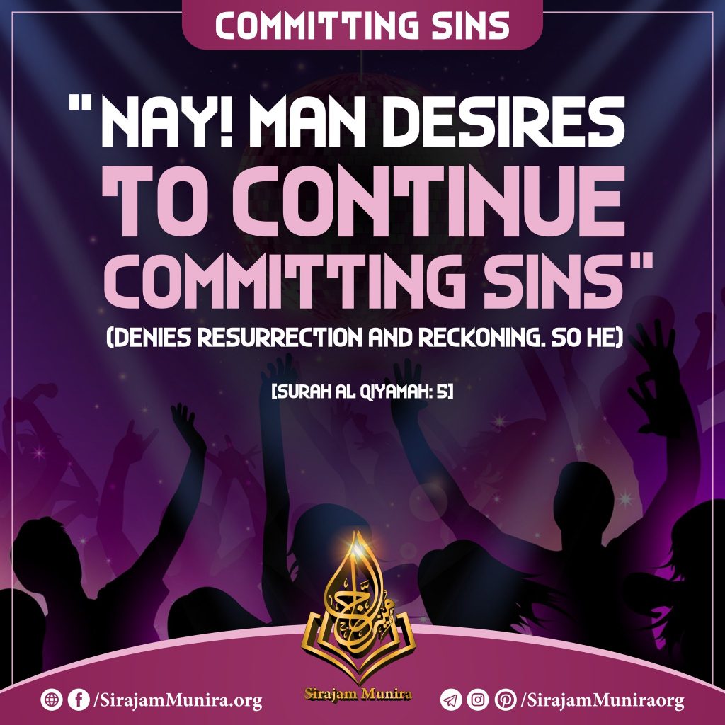 Committing sins
