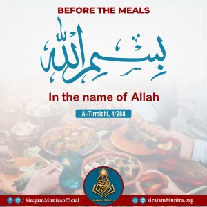 what to say Before the meals