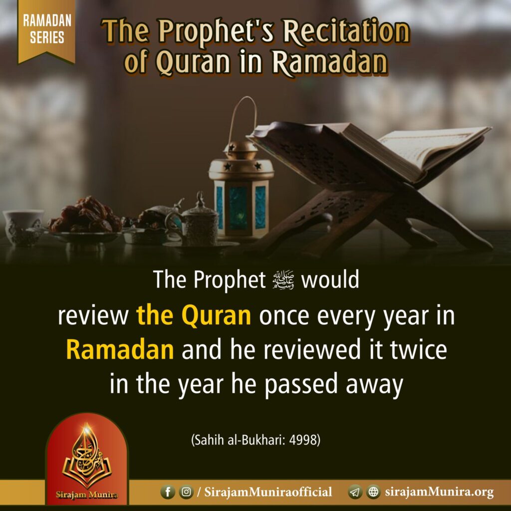 The Prophet's Recitation of Quran in Ramadan